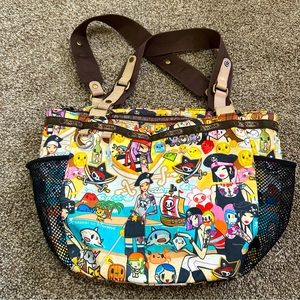 Tokidoki LeSportsac Pirata Mamma Mia Tote Pirate Bag